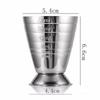 Quality Barware Measure Tool Bar Tool Wine Cup Bar Jigger Shot Cup Measuring Mug Stainless Steel