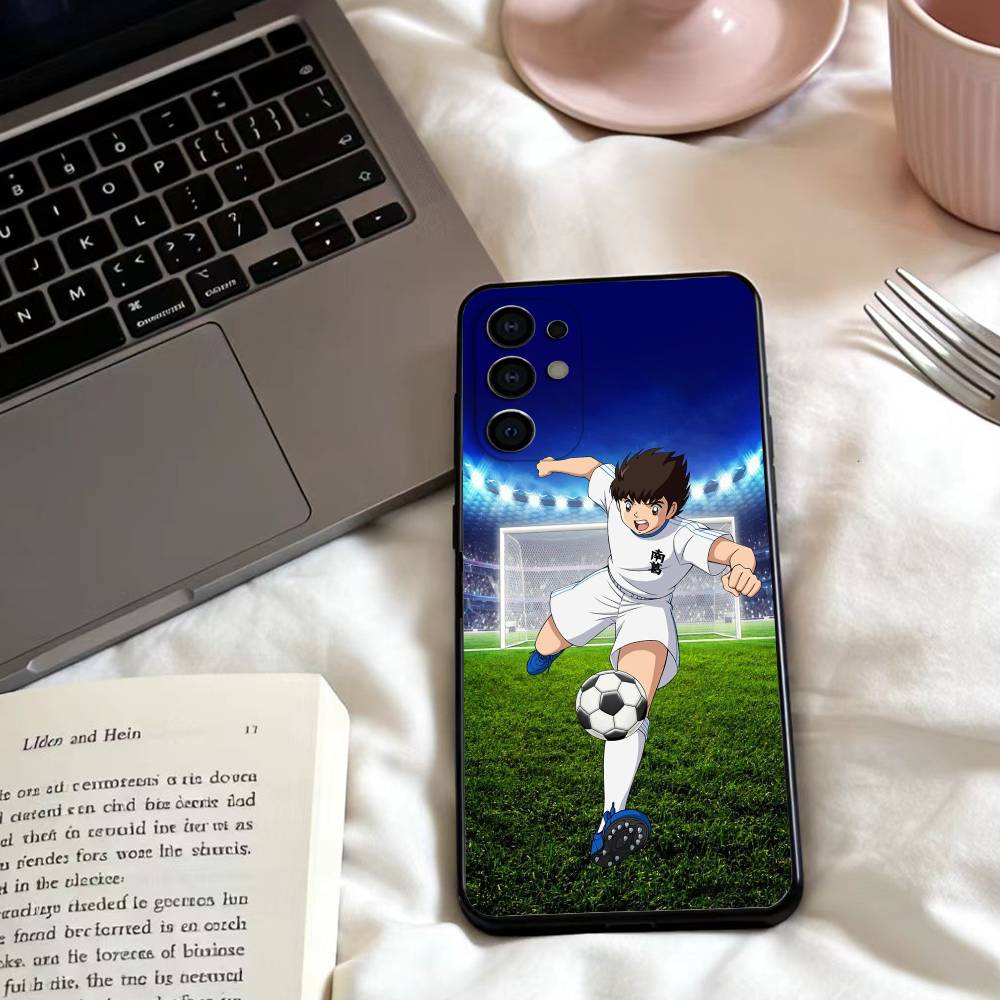Anime Cool C-Captain T-Tsubasa  Phone Case For Samsung S25,24,23,22,30,21,10,9,Ultra,Plus,Lite,FE,4,5 G Soft Black Case