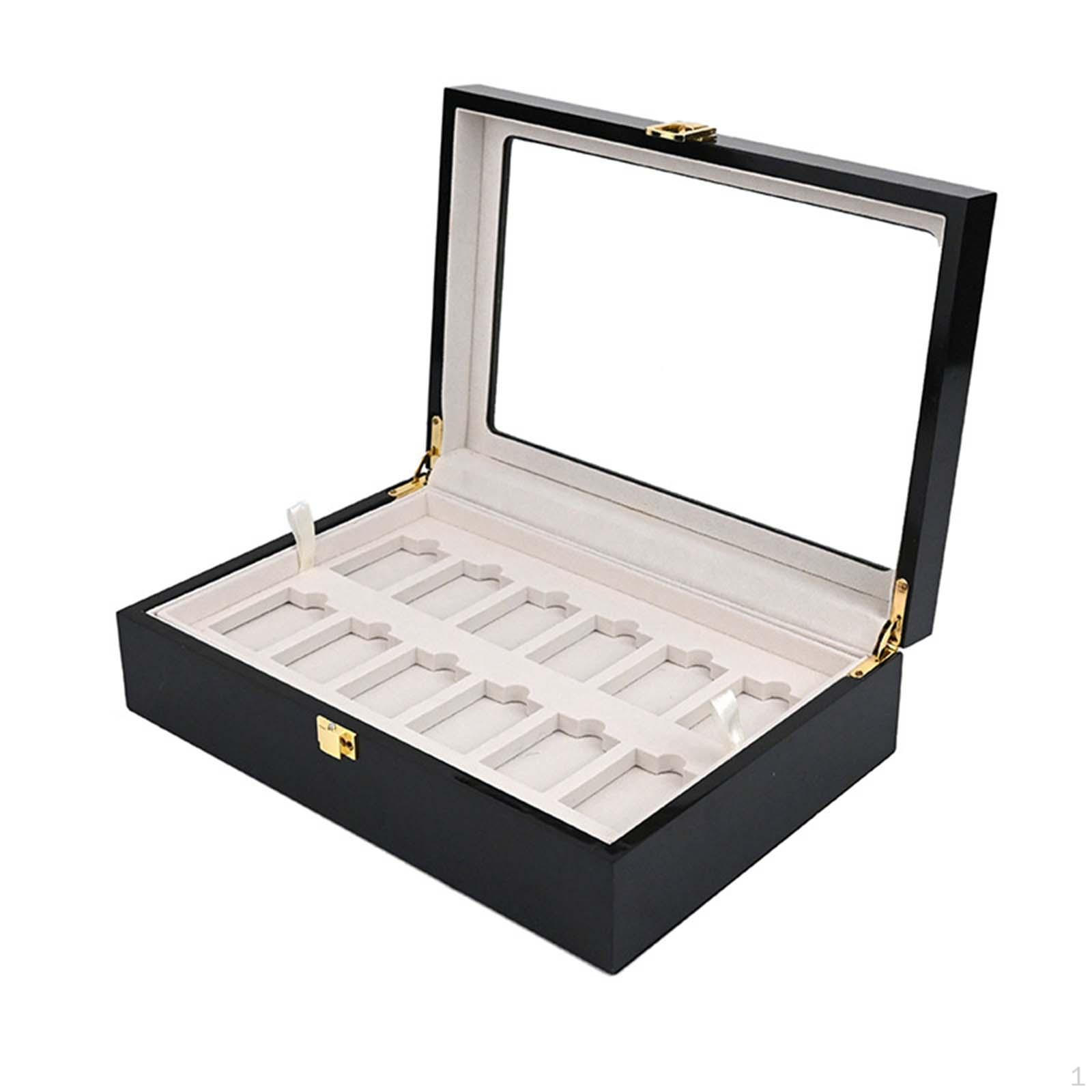 

Деревянный ящик для хранения 24 сетки органайзер для зажигалок для настольных шкафов спальни цвет A Color A