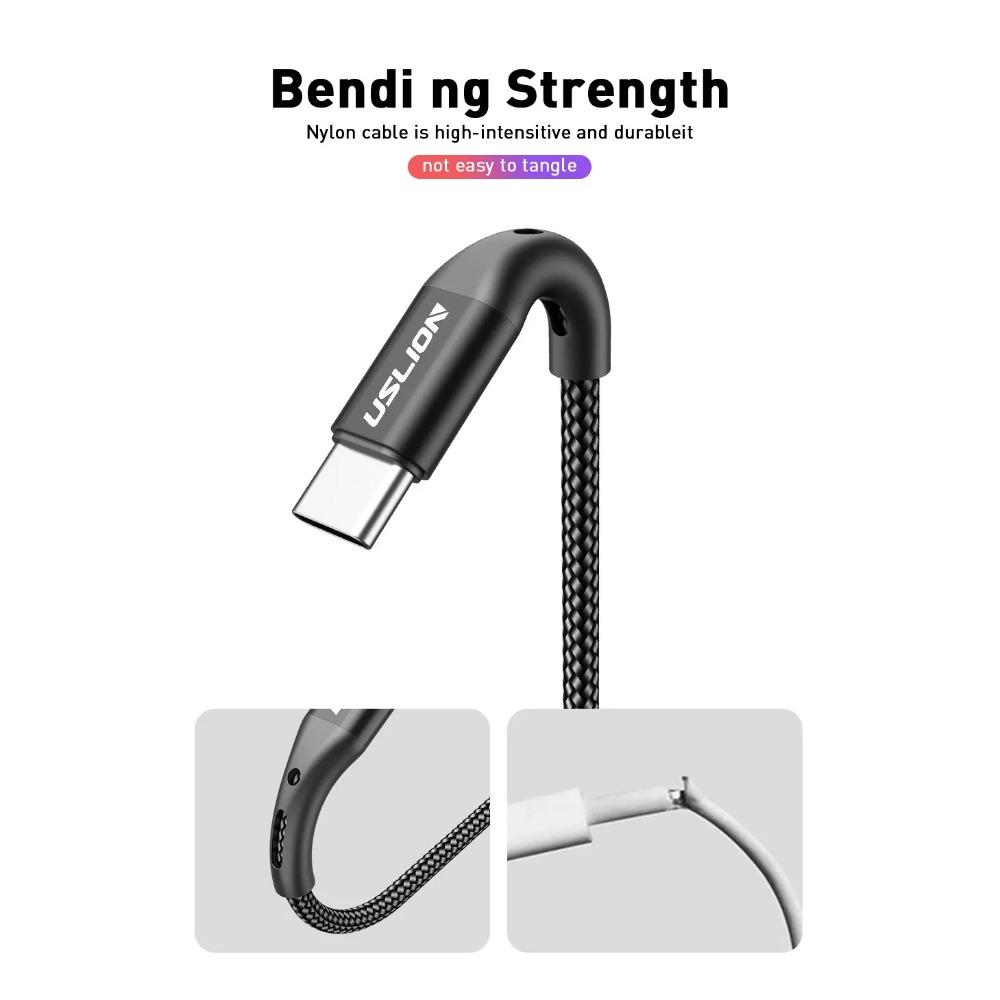 Data Cable USB Type C Cable Micro USB/Type C High-Speed Micro USB Cable Fast Charging 0.5/1/2/3m Fast Charging Wire