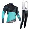 Men Women Cycling Jersey Set Long Sleeve Breathable Quick Dry Performance Kit Road Bike Racing