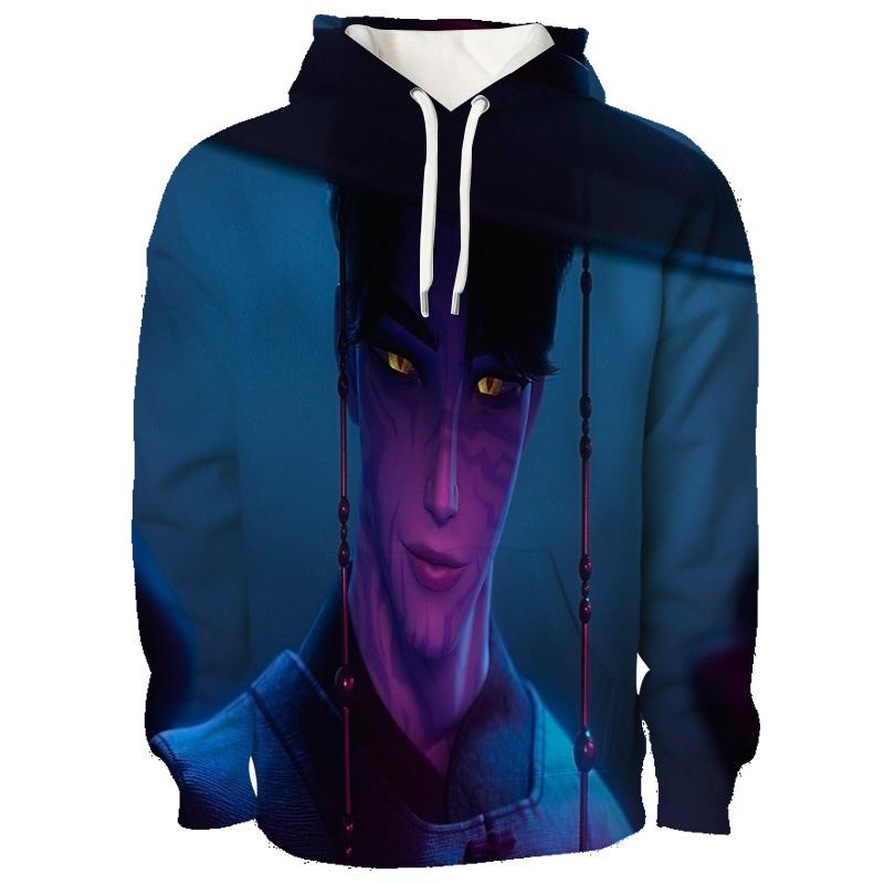 

Autumn Winter 3D KPop Demon Hunters Printed Hoodies Fashionable Casual Warm Sports Long Sleeved Men s and Women s Unisex Hooded Sweatshirts 6XL
