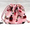 FEILER Pouch Drawstring Bag Fragrance Rose Pale Pink FRAGRANCE ROSE FRR-232018