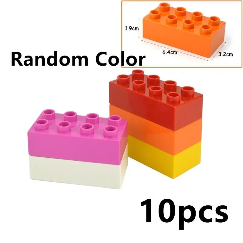 Duploes Velká velikost Základní deska Více velikostí 16x16 8x8 4x4 Cihly Montážní desky Velké částice Figurky Stavební bloky Dětské hračky
