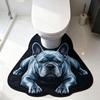 Non-slip Lifelike Animal Toilet Floor Mat 40×50CM 50×60CM Toilet Floor Mat  Bathroom Decor