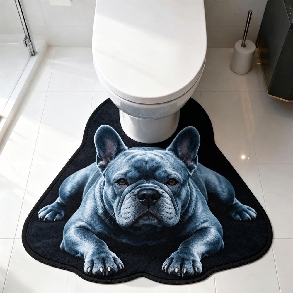 Non-slip Lifelike Animal Toilet Floor Mat 40×50CM 50×60CM Toilet Floor Mat Bathroom Decor