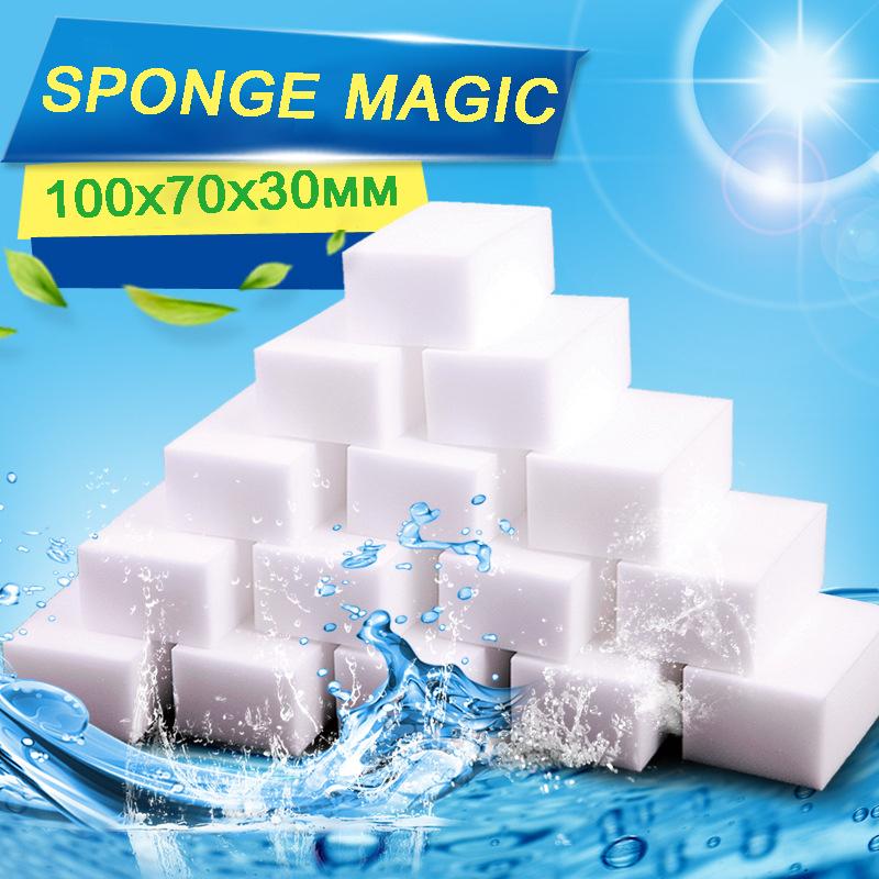 50 szt./partia Magiczna Gąbka Gumka 100x70x30mm Gąbka Melaminowa Magiczny Czyścik Czyszczenie Łazienki Kuchni Gąbki do Czyszczenia Narzędzie do Czyszczenia Domu
