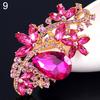 Waterdrop Flower Brooch Pin Rhinestone Crystal Brooches Bouquet Wedding Jewelry