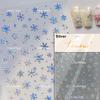 Silver White Snowflake Rhinestone Star Love Lace Winter Chic Snow Shiny Chic Delicate 5D Nail Art Stickers Manicure Decals