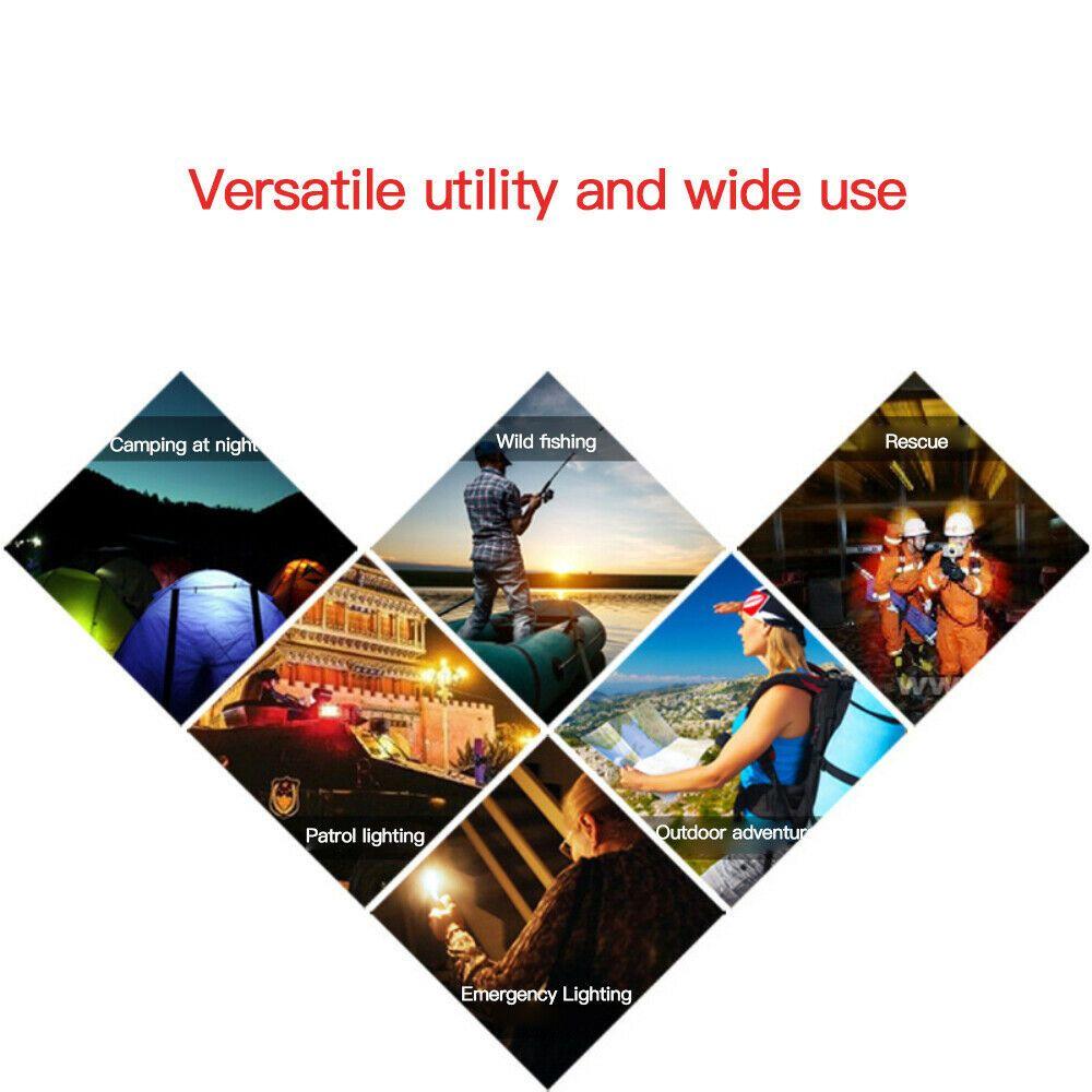 New Hats Light Waterproof  IP64 LED Hat Light Headlamp Flashlight Sensor  Power On Off Clip On Hat