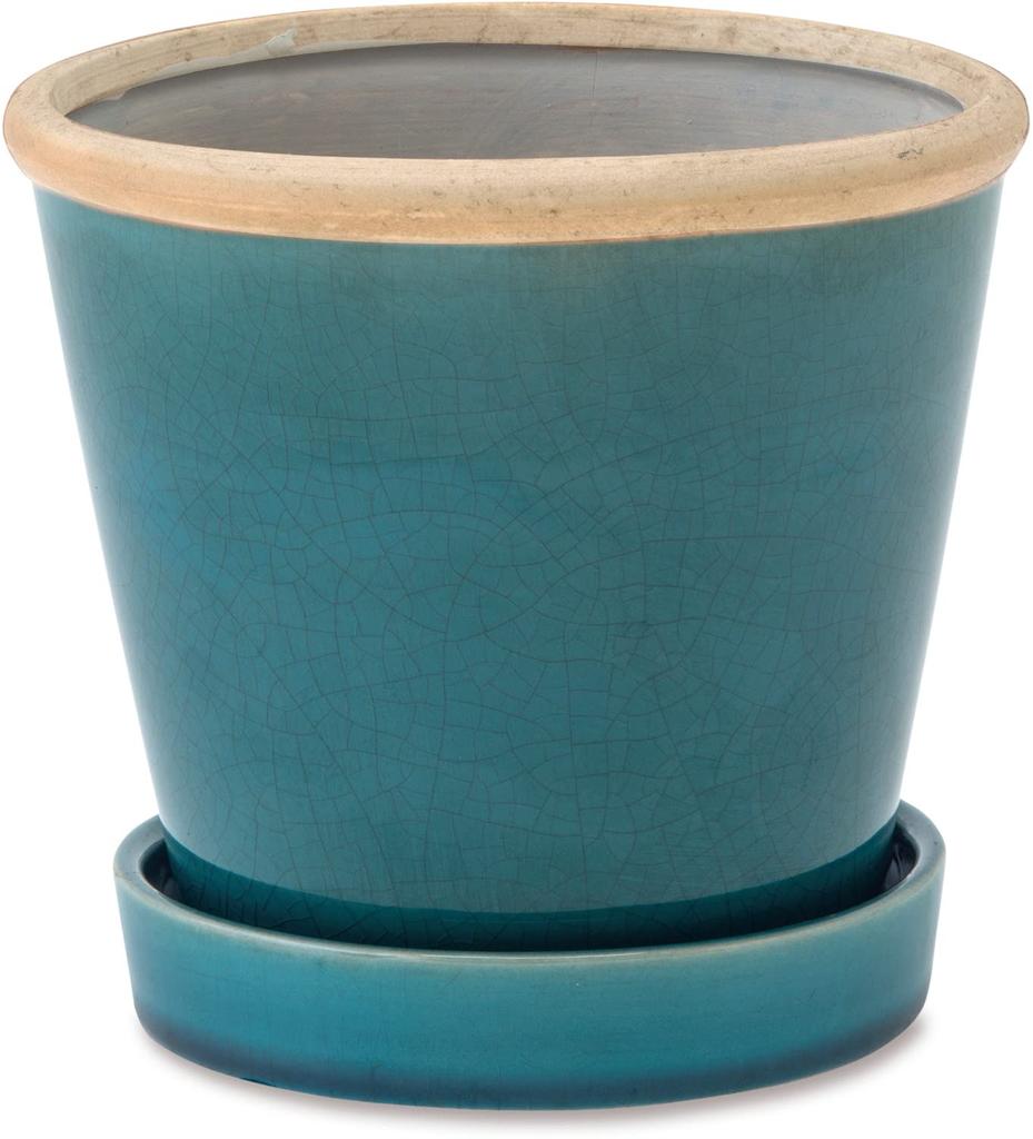 Posh Living 30743 Glossy Pot Turquoise 13.5×H13cm