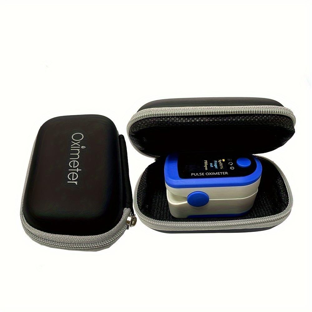 Zipper Storage Bag. Flexible, wear-resistant case for oximeter, ideal for home & travel.