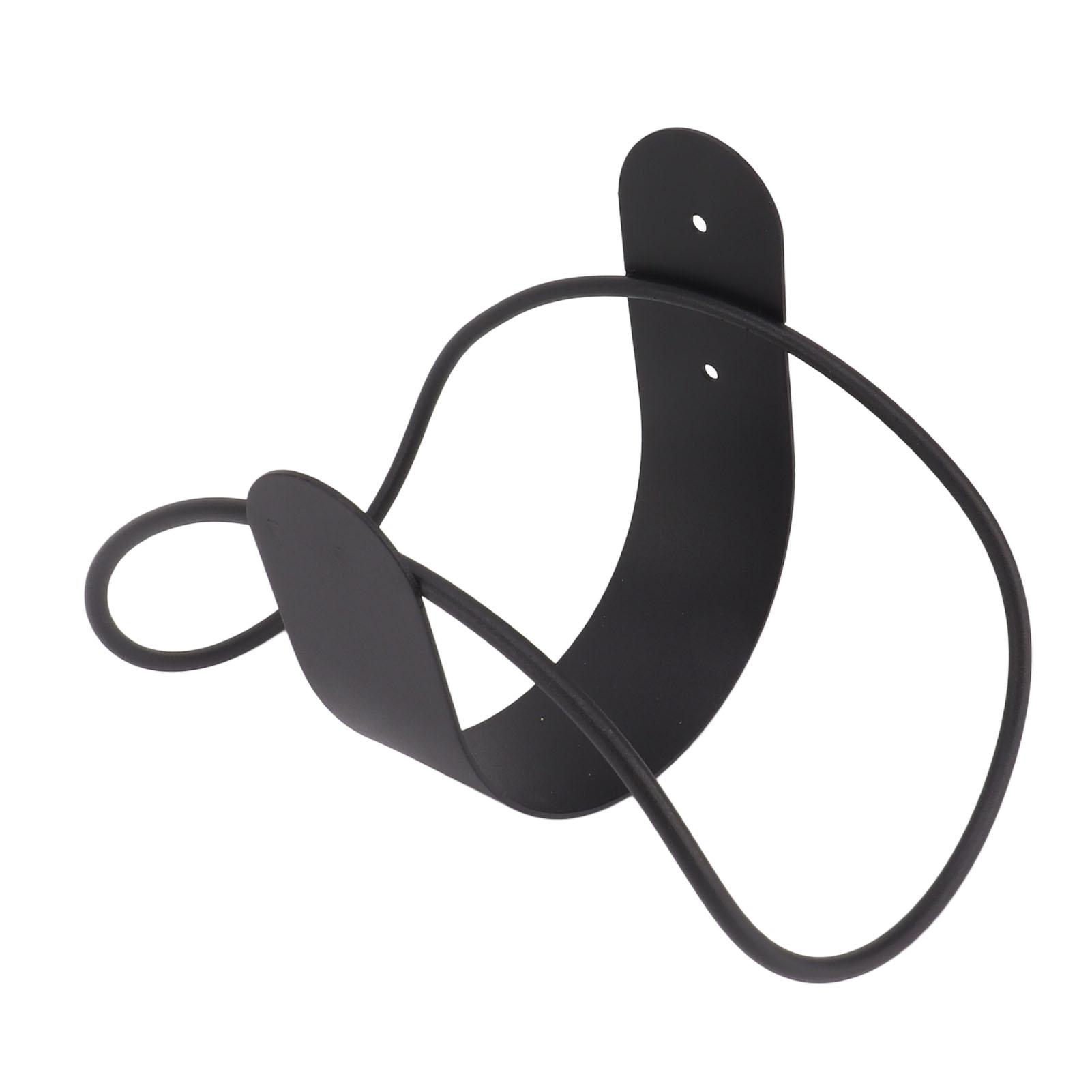 

Кронштейн для садового шланга из нержавеющей стали, настенный, с высокой несущей способностью, держатель для хранения садового шланга, простая установка шланга чёрный