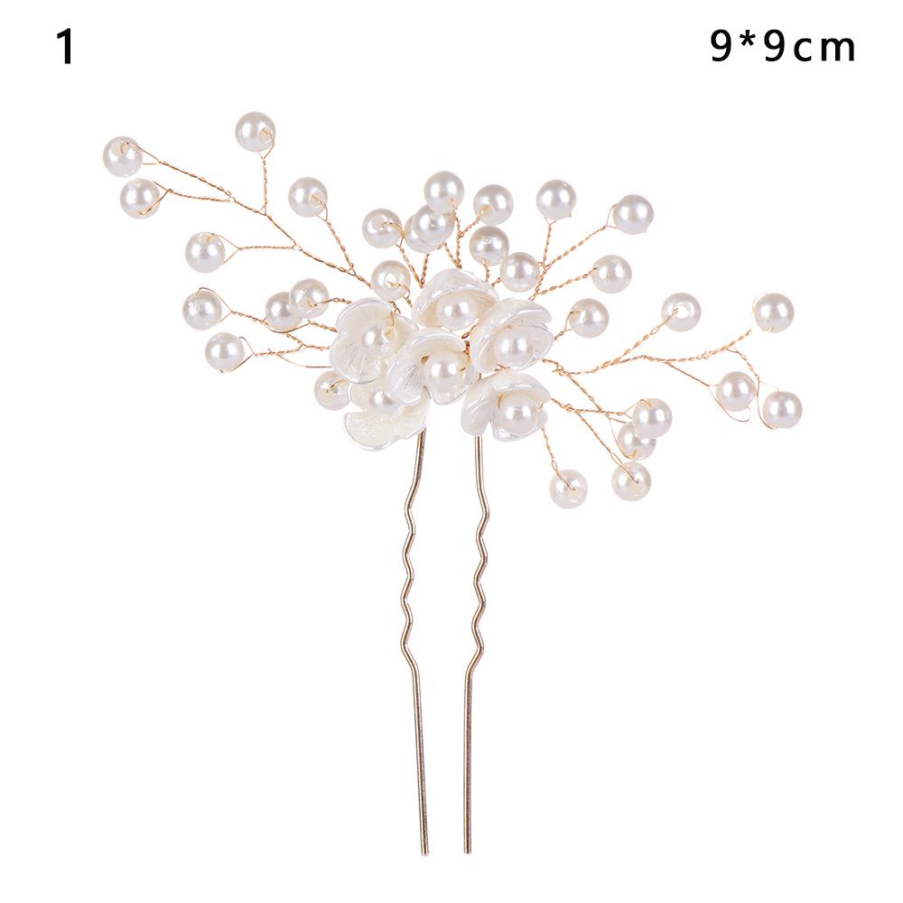 Fashion Elegant Blue Flower Women Hair Combs Headdress Prom Bridal Wedding Hair Accessories Gold Leaves Hair Jewelry Hair Pins