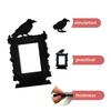 1/2Pcs Halloween Crow Picture Frames Front Glass Wall Mount Tabletop Retro Gallery Wall Art Home Party Festive Decoration
