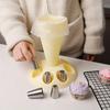 Innovate Piping Bag Nozzles Storage Rack Stand with 8 Slots Large Capacity Pastry Bag Mounting Holder Organizer Baking Accessories