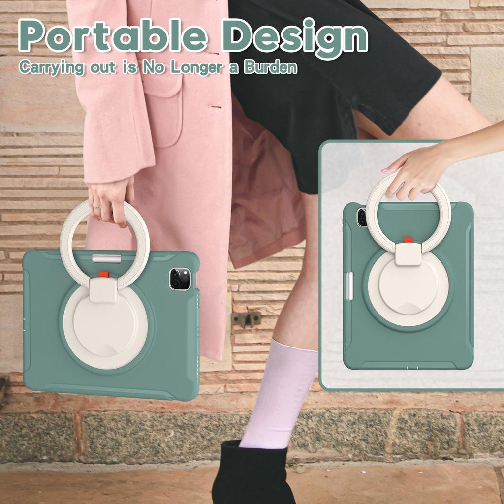 iPad Pro11 and Air5 Wall-Mounted Soft Shell Protective Cover: Anti-Drop Design for Kitchen Use