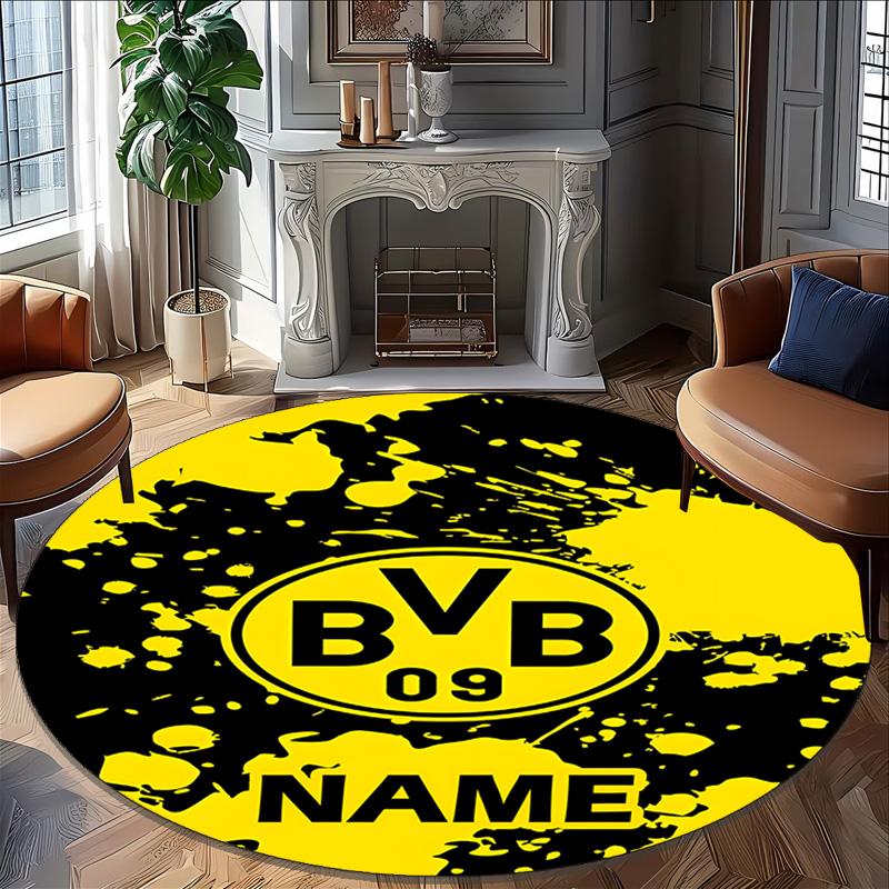 Personalized B-BVB Round Chair Office Rug - Perfect for Mat, Office Chair & More - Ideal Gift for Birthdays and Holidays