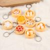 Keychain Pendant Food Steamer Design Lifelike Hanging Ornament Keys Backpack Car Decoration Daily Use Accessory