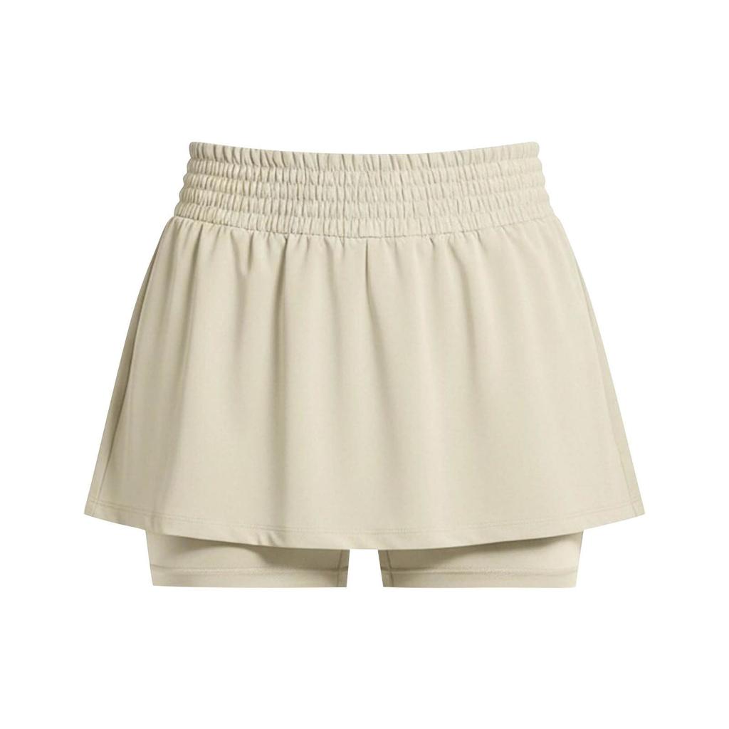 Cargo Skorts For Women With Pockets Drawstring Waist Athletic Skirts Matching Shorts Underneath Golf Sweat Skirt