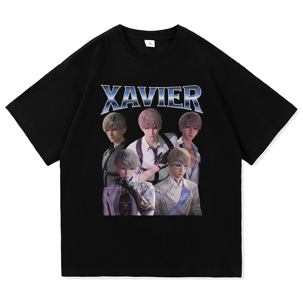 Xavier Love and Deepspace T Shirt Fashion Women Harajuku Aesthetic Graphic T-Shirt Unisex Vintage Tees Shirts