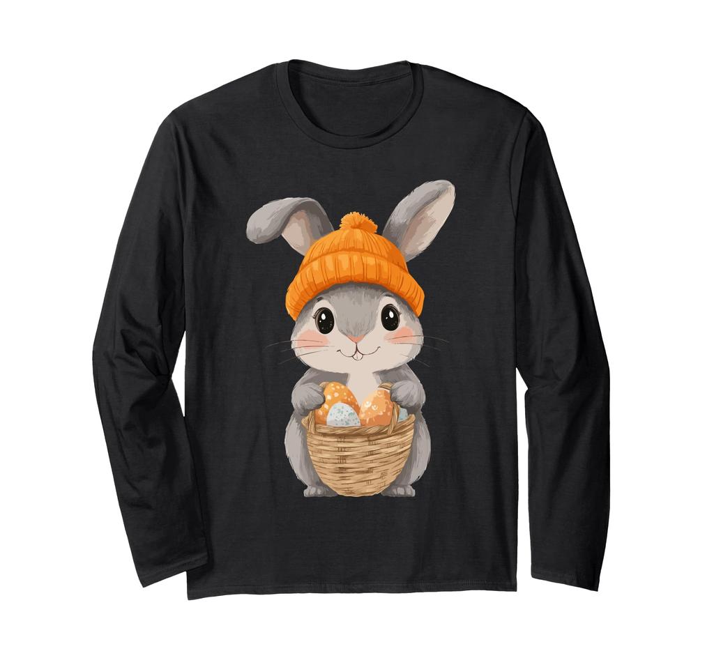 Easter Rabbit Costume Kids Girls Boys Decorative Easter Bunny Long Sleeve T-Shirt