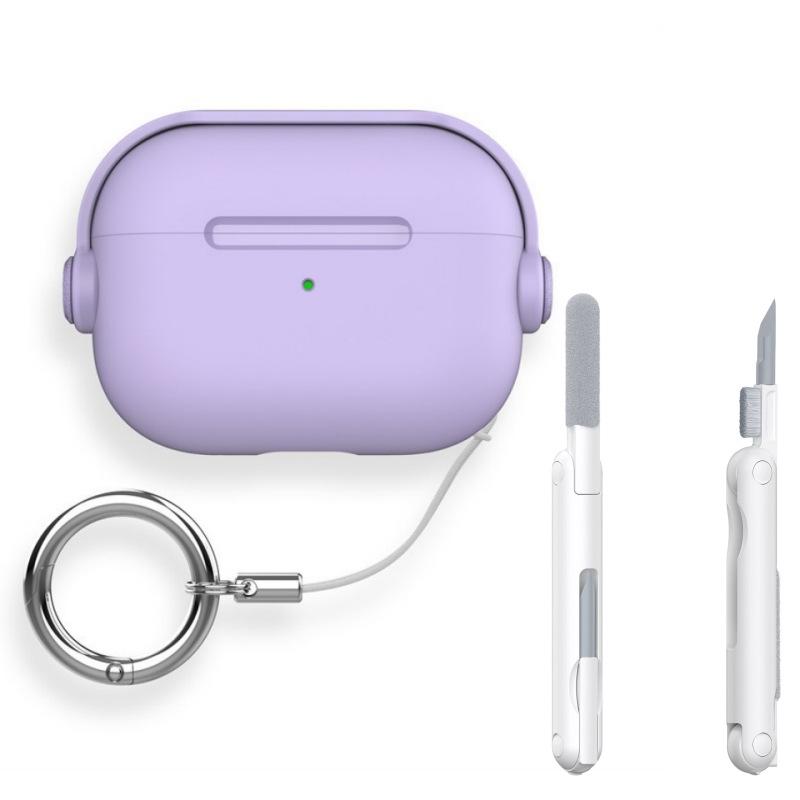 AirPods Pro 2 Hülle mit Lanyard und Kopfhörerhalterung - Geeignet für AirPods 4