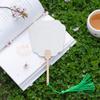 Chinese Style Blank Painting Fans Round Paper Hand Fan Summer Fan  Home Decoration