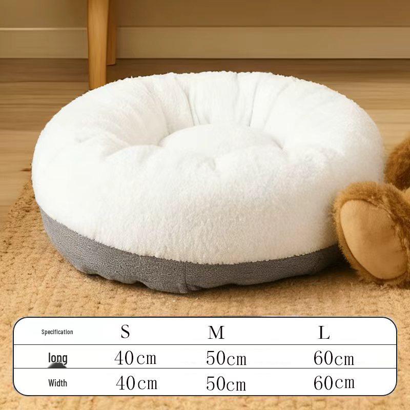 Cozy Rebound Cat & Dog Nest: Warm, Thickened Pet Bed for Winter Comfort
