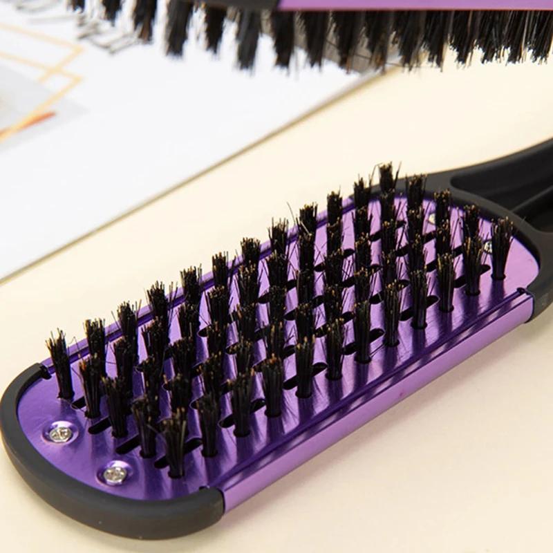1pc Professional V Type Hair Straighten Comb Double Hairdressing Comb Hair Brush Anti-static Hair Styling Comb Accessories