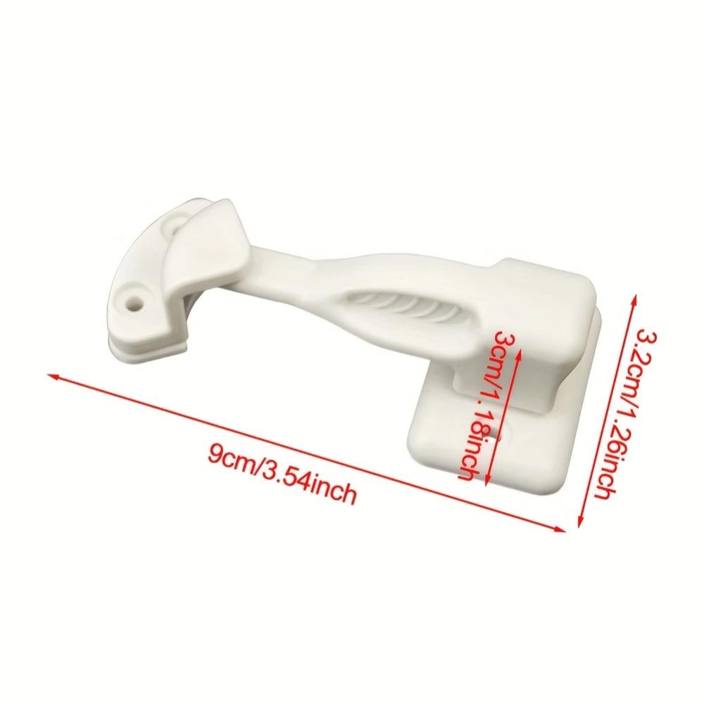 RV Door Holder Security Lock Rotating Latch System Cabinet Door Stop Catch With Mounting Screws For Caravan Motorhome Boat