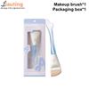 Make-up Ultra-Dünnes Pinselset Foundation-Pinsel mit Spurloser Schwamm Puder Weiche Puderquaste Abgeschrägter Kopf Make-up Pinsel Beauty-Werkzeug