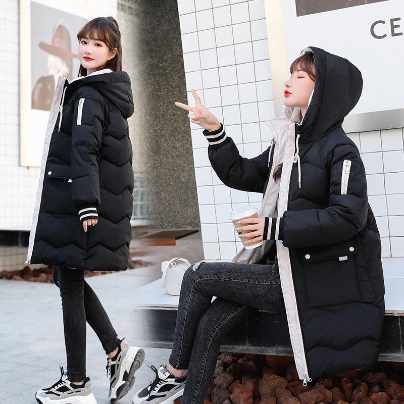 Padded clothes women's medium and long winter clothes new loose bread clothes down padded clothes jacket jacket