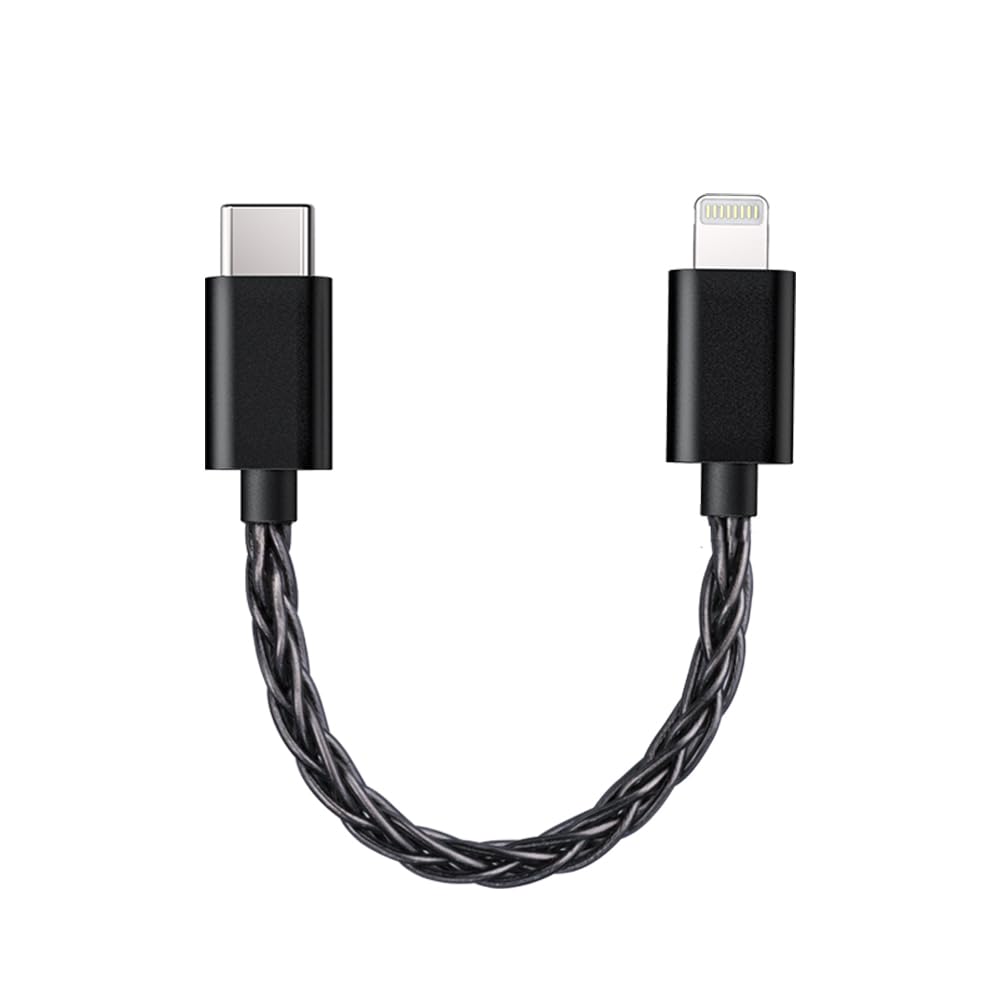FIIO OTG USB to Lightning from an Authorized Japanese LT-LT2 Cable, Type-C [Ships Retailer]