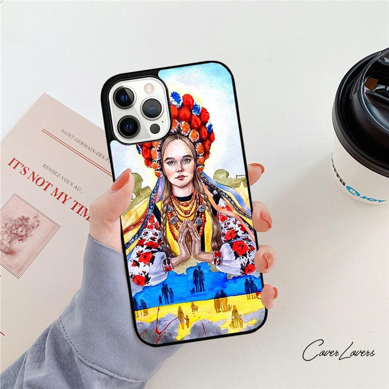 U-kraine Flag art work Phone Case For Apple iPhone 17 Air Pro Max Plus Coque For iPhone 14 15 16 13 12 Max Cover