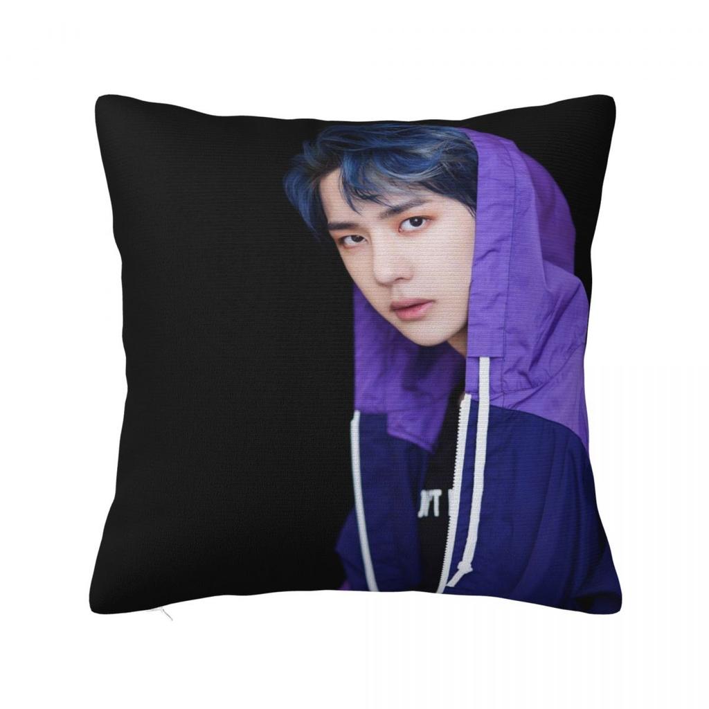 Wang Yibo Square Pillowcase Cushion Cover Pillow Case Throw Pillow Cover for Home Bedroom Car