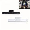 Black/Chrome Universal Motorcycle License Plate Holder Support Rear Tail Light Bracket Mount Holder