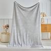 Ribbed Flannel Blanket Wholesale Double Sided Thickened Nap Throw Winter Cover Blanket for Home Office Use