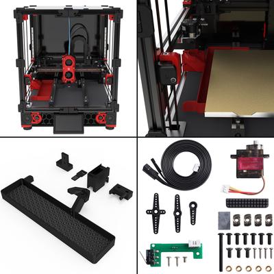 VORON 2.4 için Blobifier Ekstrüzyon Atık Toplayıcı Hotend Nozul Temizleme 3D Yazıcı Parçası Silikon Nozul Fırçası ile