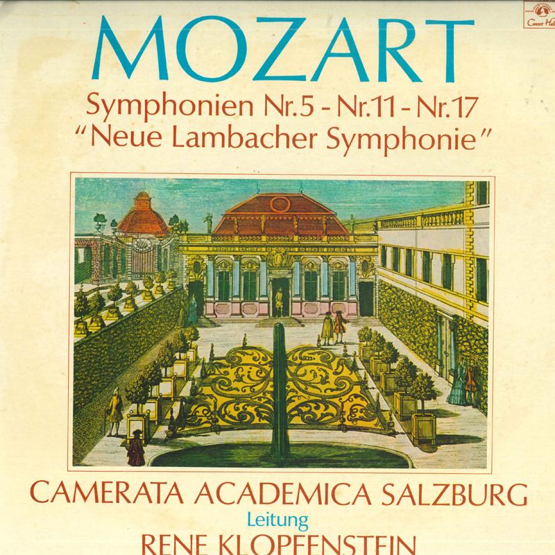 

LP Record MOZART, CAMERATA ACADEMICA SALZBURG - Symphonien Nr.5 - Nr.11 - Nr.17 ne SMS2915 CONCERT HALL Europe Classical Used
