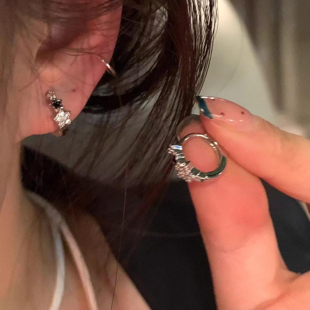 925 Silver Needle High-End Bow Pearl Stud Earrings