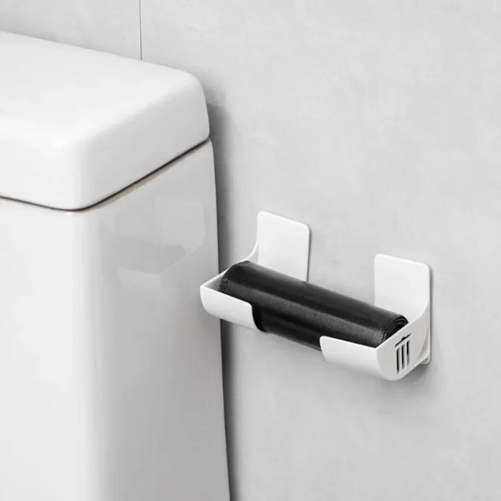 10 bucăți baie de bucătărie montare pe perete din plastic poli gunoi sac de gunoi suport rola distribuitor prospețime folie rolă suport de depozitare pentru dulap