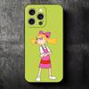 Cartoon Hey Arnold Helga Soft Phone Case for iPhone 16 16E 17 Air 15 Pro Max 14 Plus 13 Mini 11 12 7 Black Cover Back Shell
