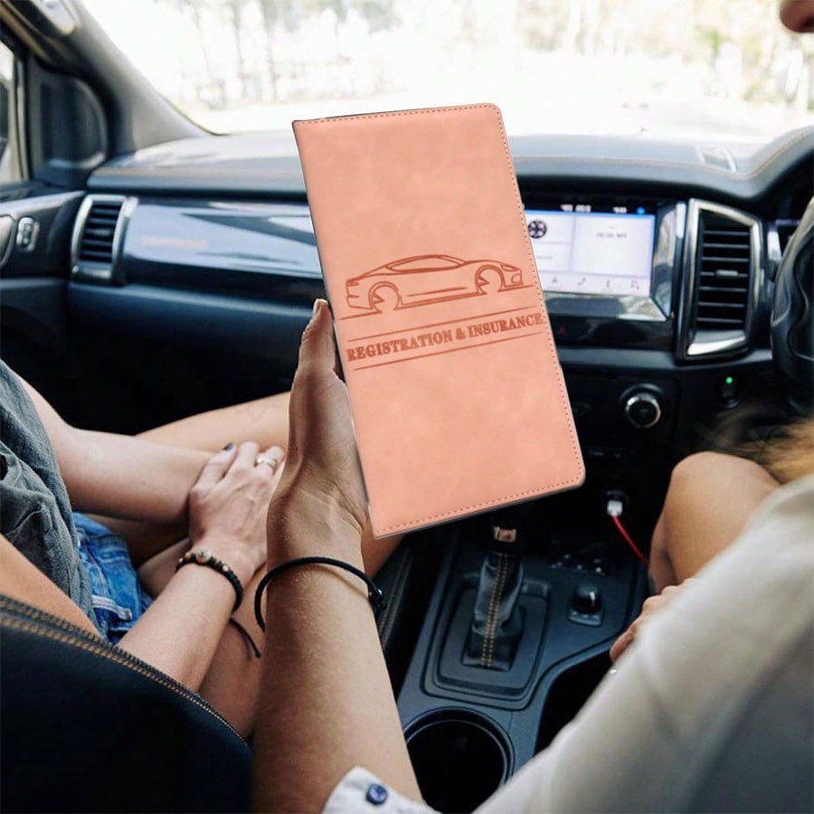 

1 шт. Держатель для свидетельства о регистрации автомобиля и водительского удостоверения, Длинный пакет для водительского удостоверения, Используется для водительских удостоверений, карт и кошельков для документов
