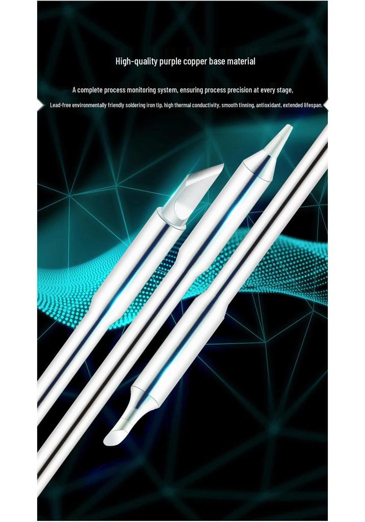 QUICK Kuai Ke TS2200/203H/503 Soldering Iron Tips - Compatible Models 203D/376D In 200-C/D/B/I/J/LB Styles.