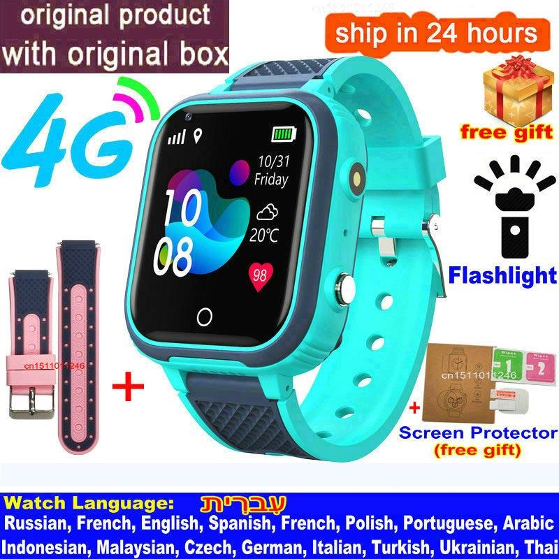 New Smart Watch Kids 4G GPS WIFI Video Call SOS Child Smartwatch Camera Monitor Tracker Location Phone Watch Boy Girl Gifts