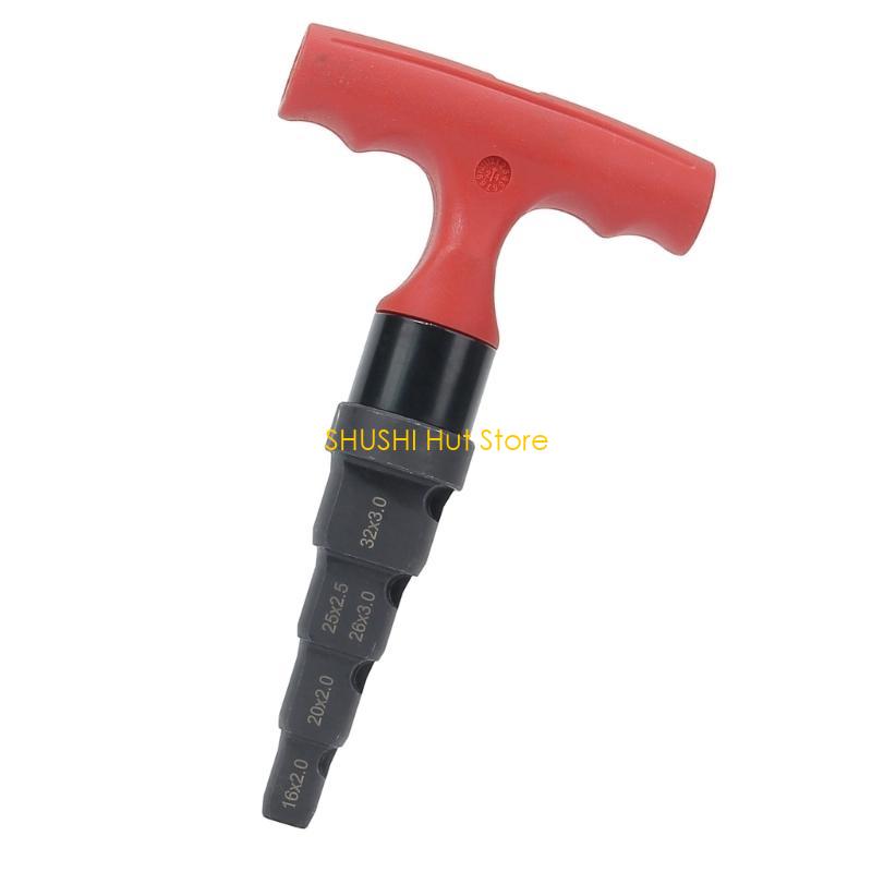 

4 Size Manual Chamfering Tool Multiple Function Plan Mixture Tool for Pipe Deburring and Rounding D57B China Mainland