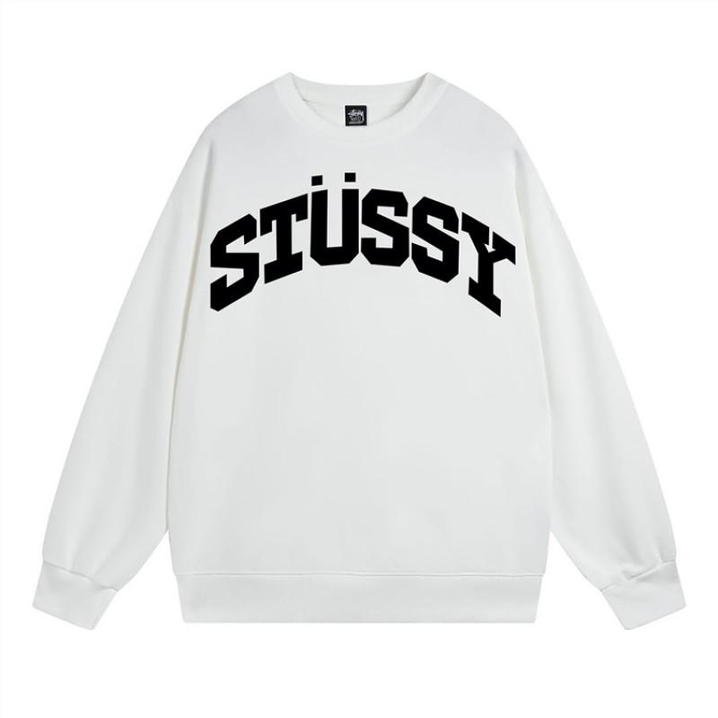 Unisex Oversized Crewneck Fleece-Lined Cotton Sweatshirt With Dice Letter Print Winter Casual Wear
