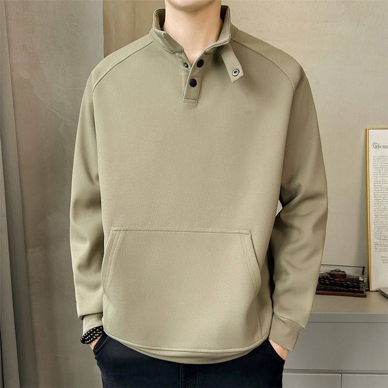 Foreign Trade Surplus Spring and Autumn American-Style Casual Sports Tops Versatile Sweatshirt Men's Loose Long-Sleeve Trendy Brand High-Neck Jacket