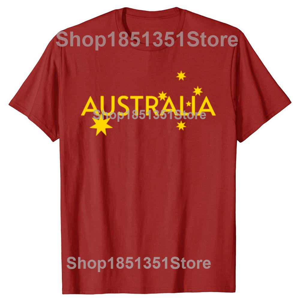 Смешная футболка с австралийским флагом, австралийский принт, мужская и женская, модная, повседневная, 100% хлопок, свободная, оверсайз S